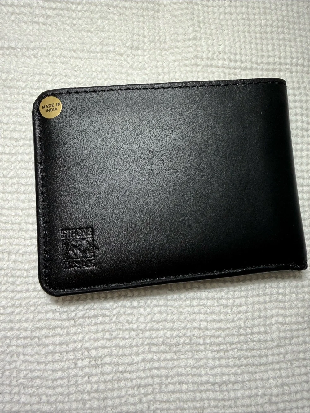 Strong Leather Co- hidden badge credit card wallet